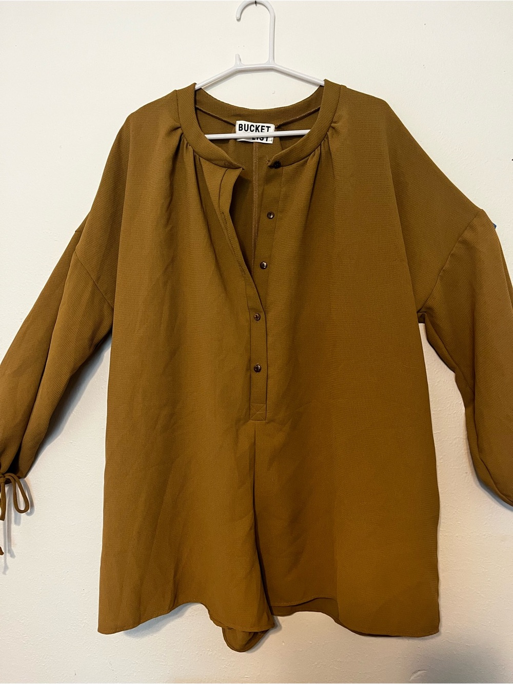 Bucket Oversized Brown Romper